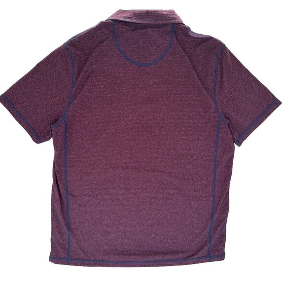 English Laundry, Mens Golf Shirt, Short Sleeve, Red & Blue Stripes, 100% Cotton - Picture 2 of 8